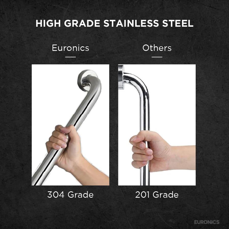 EGR01 Straight Disabled Grab Bar (450mm) - Euronics Industries