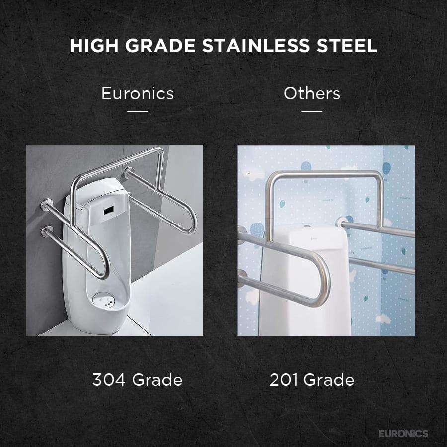 EGR5U Urinal Safety Steel Grab Bar - Euronics Industries