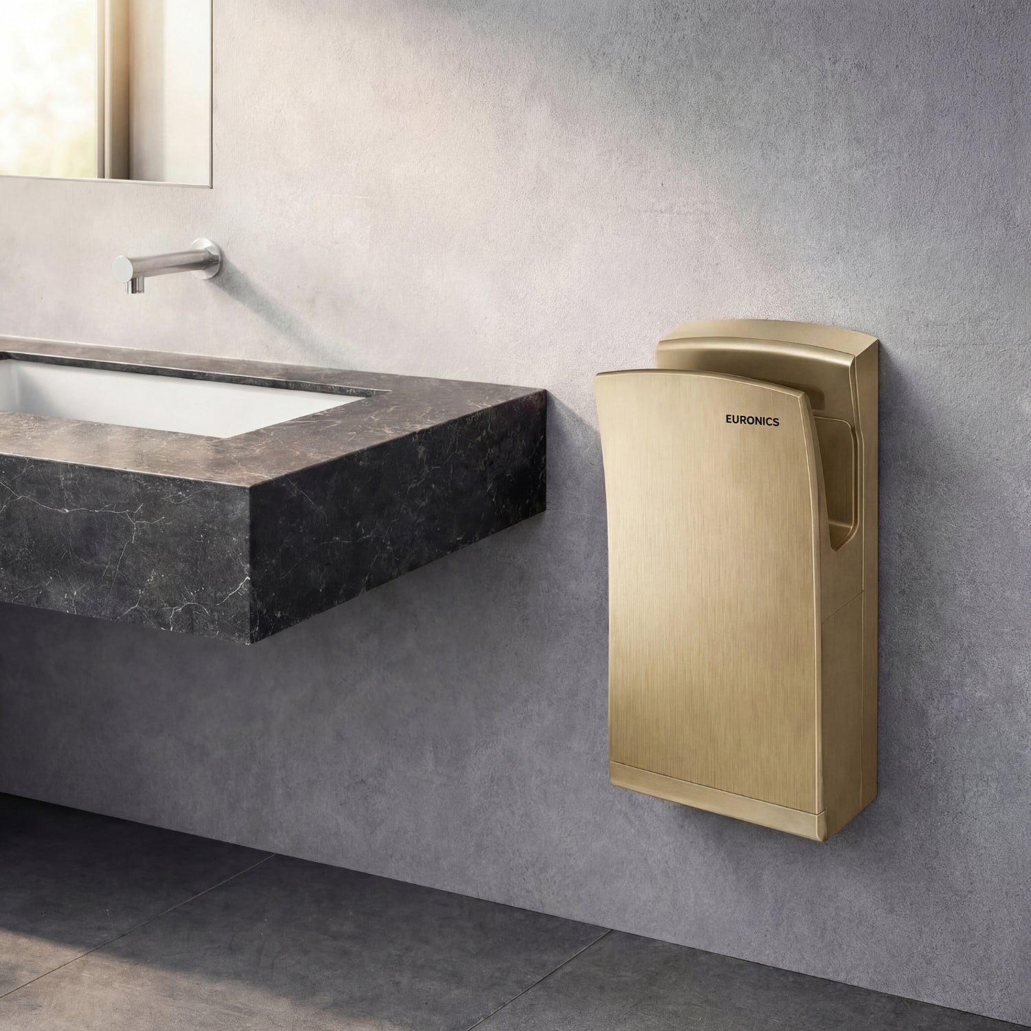 XJD3B | Jet Automatic Hand Dryer (Brushless Motor)/ Premium Stainless-Steel Jet Automatic Hand Dryer for High-Traffic Commercial Washrooms