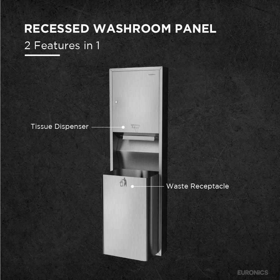 KPD2E (Tissue Dispenser + Waste Receptacle) - Euronics Industries