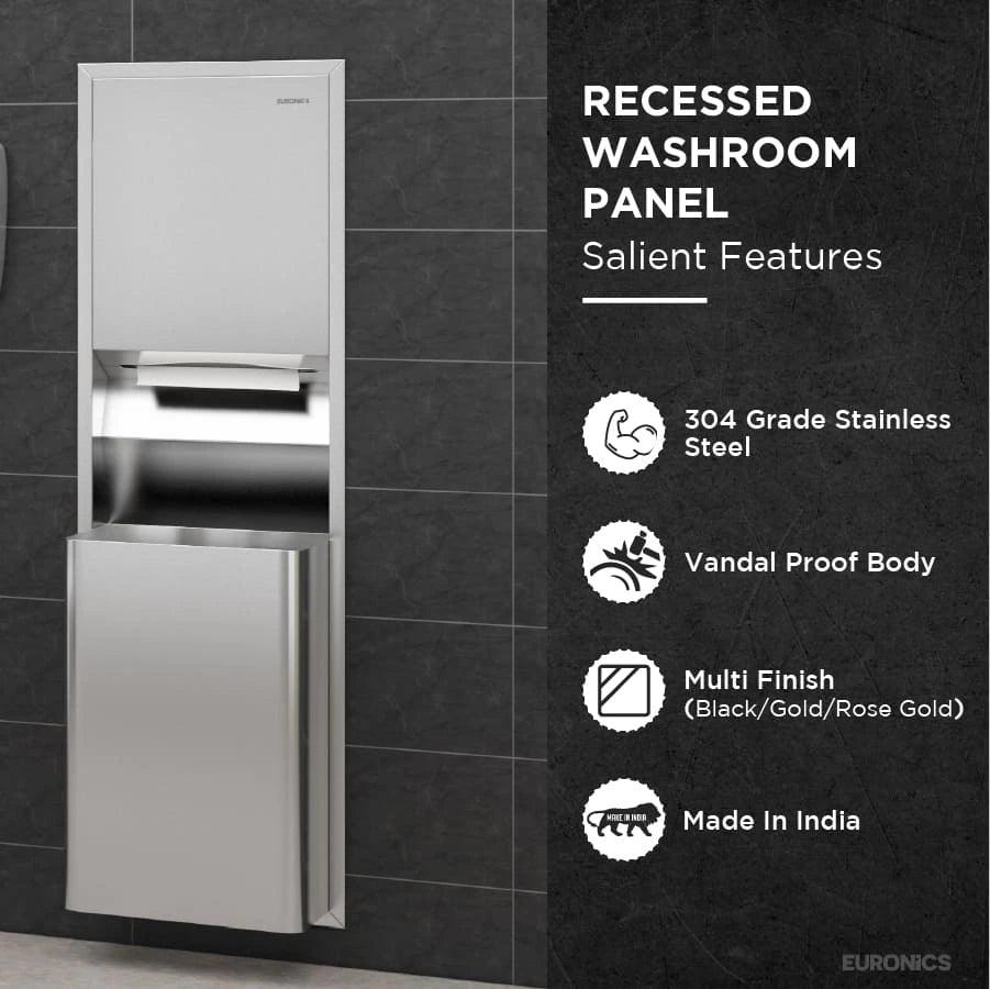 KPDRN (Tissue Dispenser + Waste Receptacle) - Euronics Industries