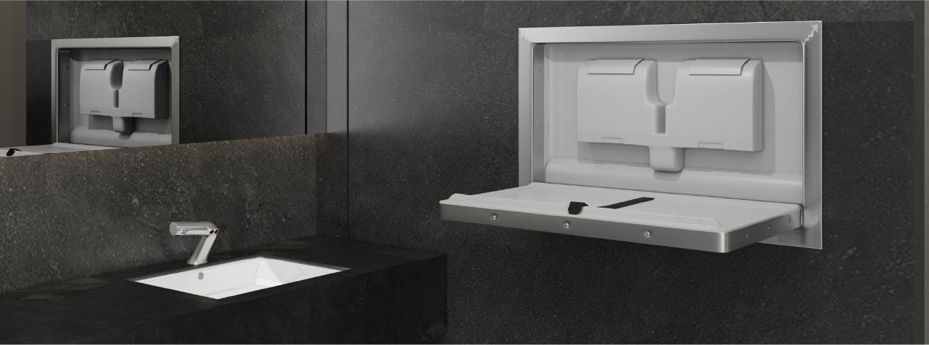 Baby Diaper Changing Station for Public Washrooms