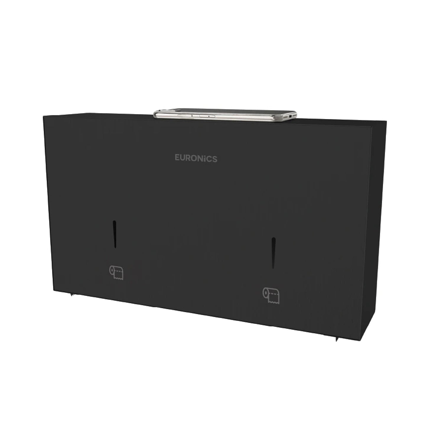 Image of EJ44 Mobile Twin Jumbo Roll Dispenser with Stainless Steel Stand for WC Areas