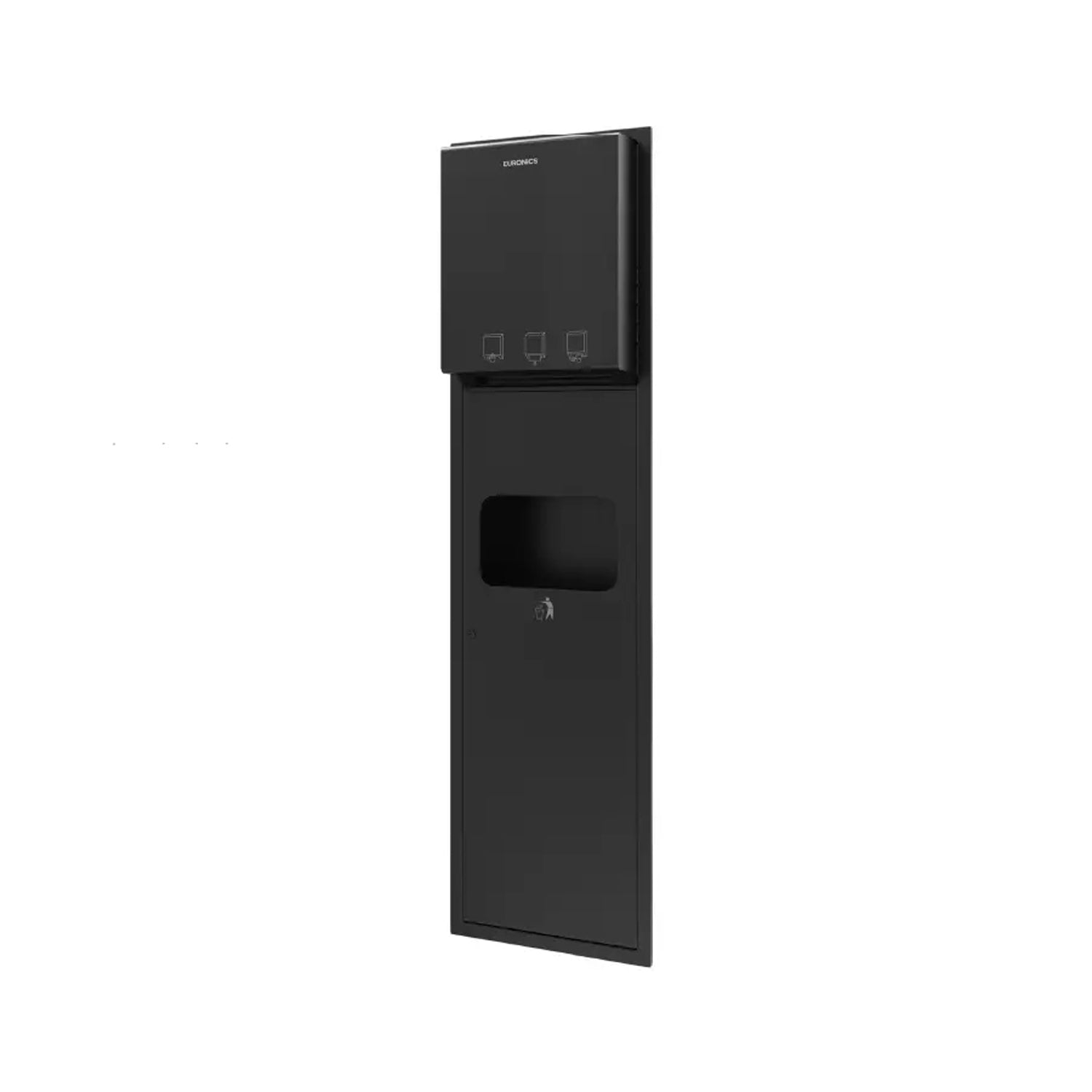 KPD14A — Recessed Automatic Paper Dispenser + Waste Bin