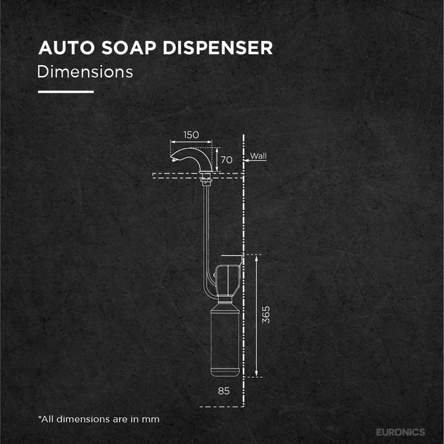 Image of KSD2A — Auto Soap Dispenser Touch-Free Auto Soap Dispenser for Commercial & Public Wash Areas