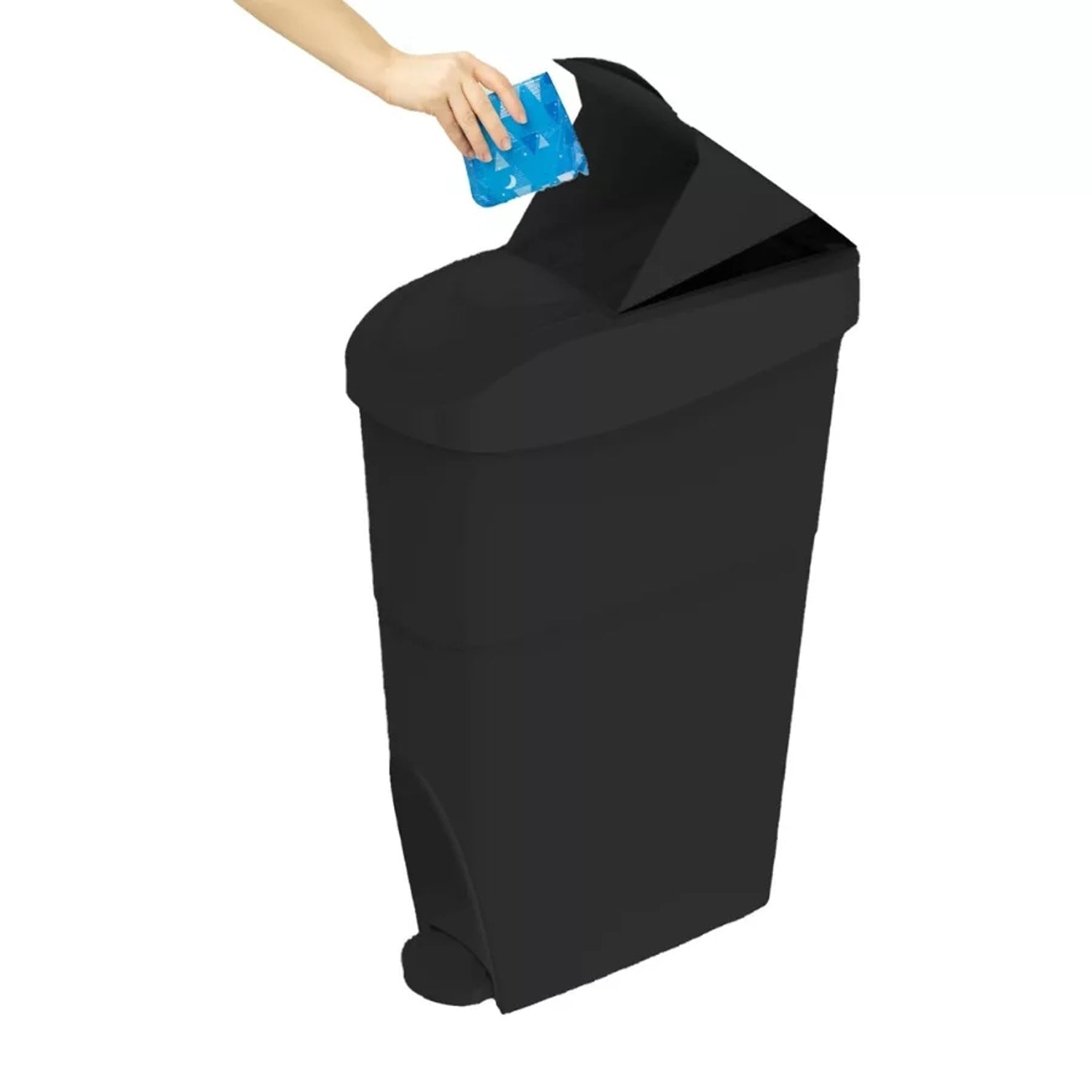 Image of PSWB18L Sanitary Waste Bin with Pedal Hands-Free Pedal-Operated Sanitary Waste Bin for Commercial Washrooms