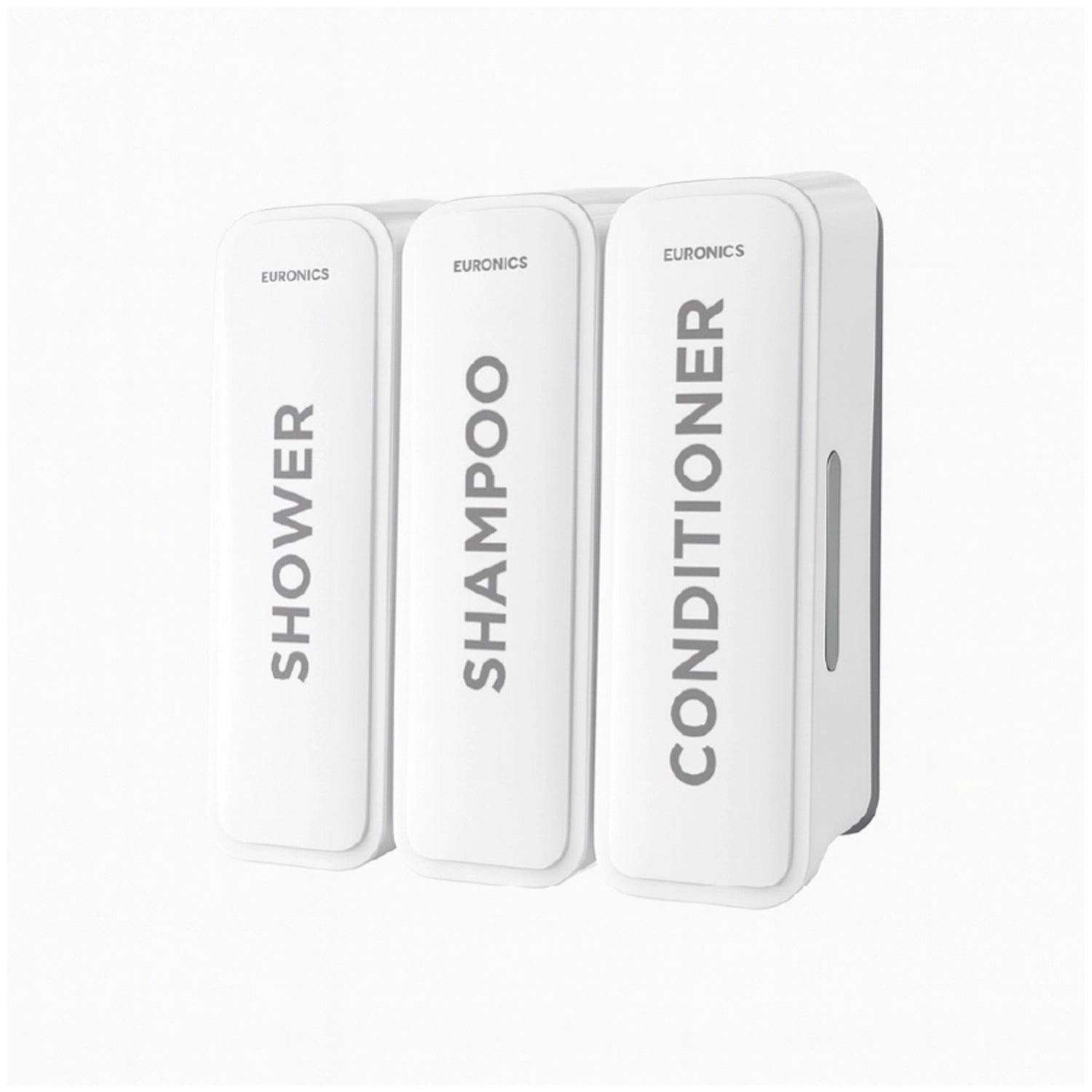 Image of EA53 — Triple Dispenser Three-Compartment Soap Dispenser for High-Traffic Commercial Washrooms