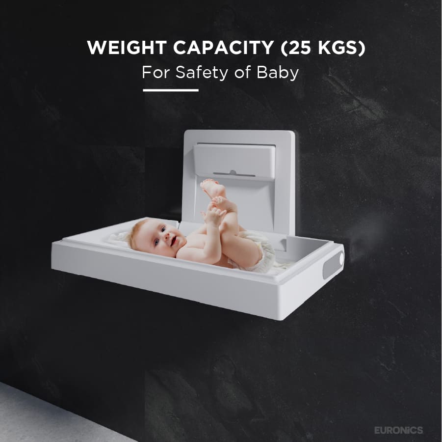 EDC1  Baby Diaper changing Stations for public washrooms by Euronics