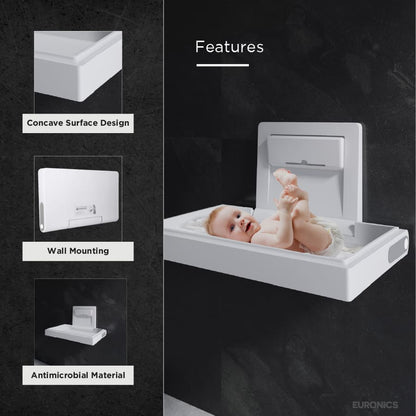 EDC1  Baby Diaper changing Stations for public washrooms by Euronics