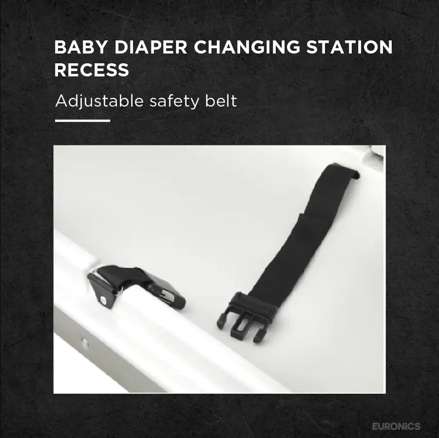 Image of EDC4R Baby Diaper Changing Station (Recessed) Recessed Stainless Steel Baby Diaper Changing Station for Commercial Washrooms