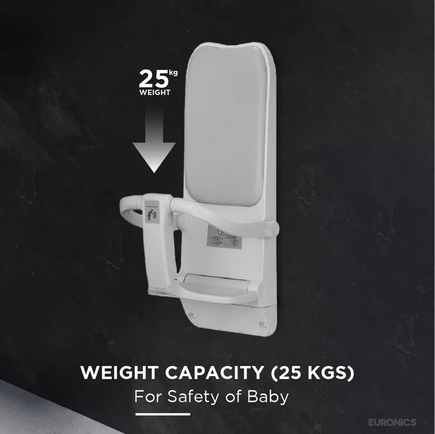 Image of EDC5W Baby Protection Seat Wall-Mounted Baby Protection Seat for Commercial Washrooms