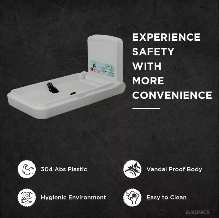 EDC6V Baby Diaper Changing Station By Euronics Industries