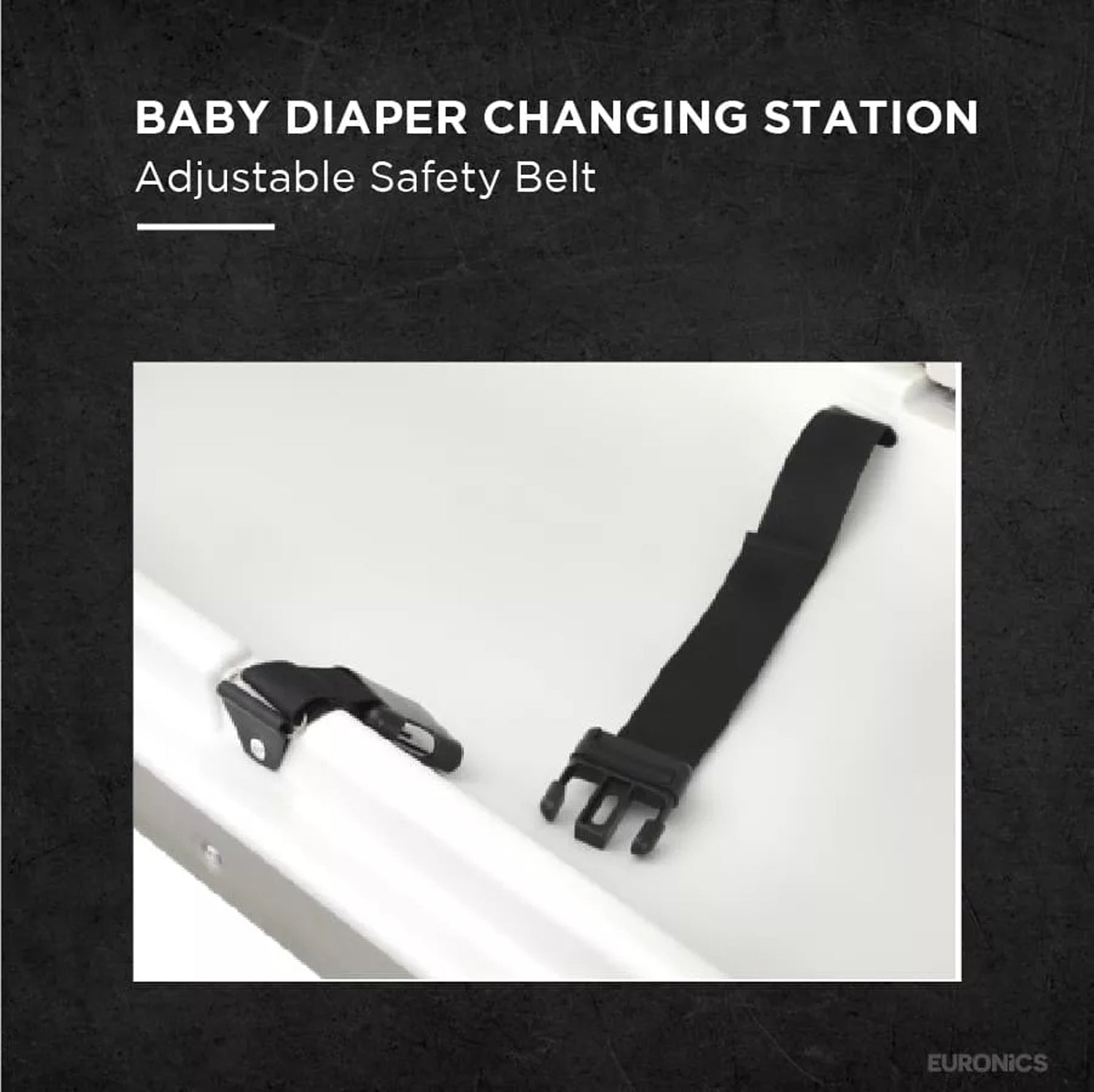 EDC6V Baby Diaper Changing Station Heavy-Duty ABS Baby Diaper Changing Station for Commercial Washrooms