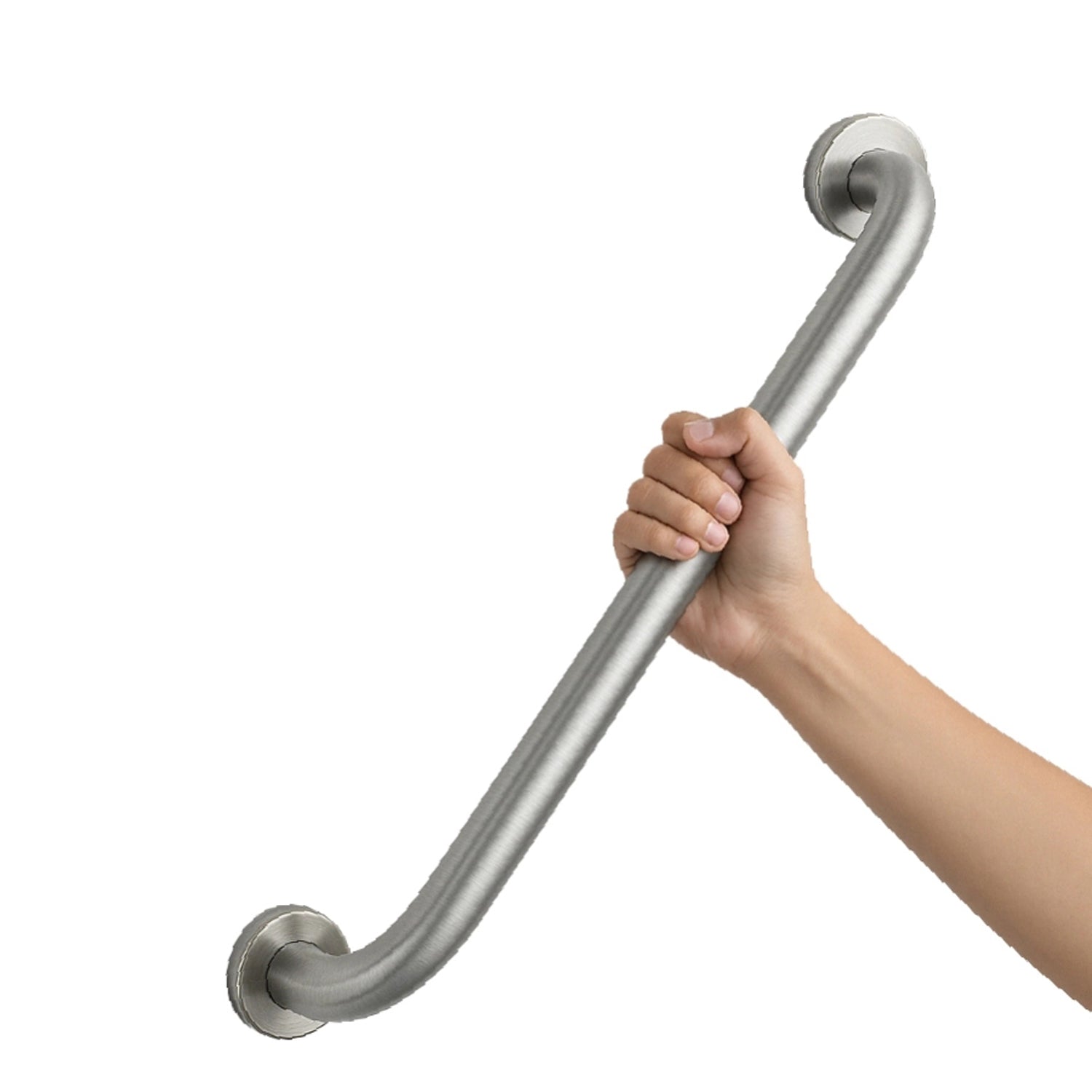 Image of Straight Stainless Steel Disabled Grab Bar for WC Areas - eur-EGR01