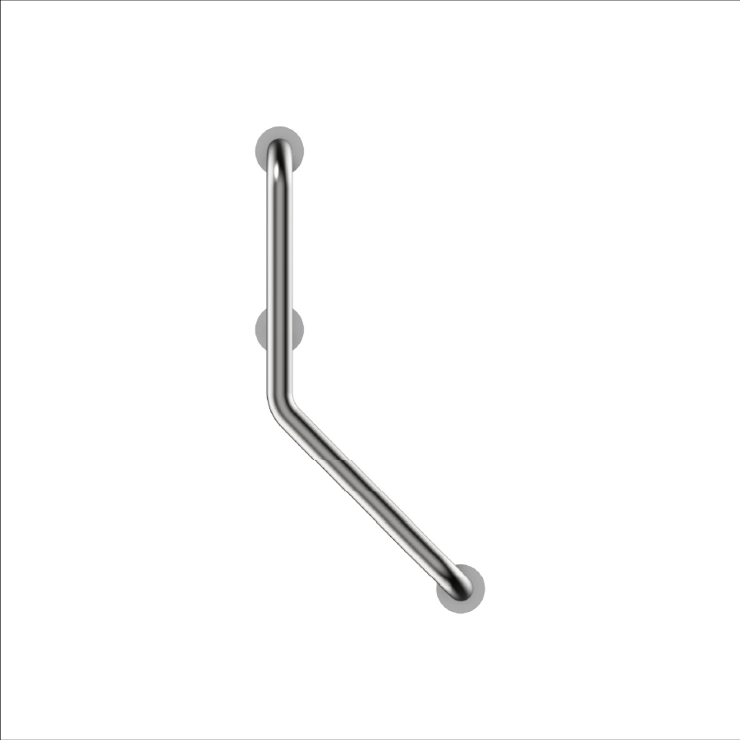 EGR15 Compact Stainless Steel Disabled Grab Bar for WC Areas