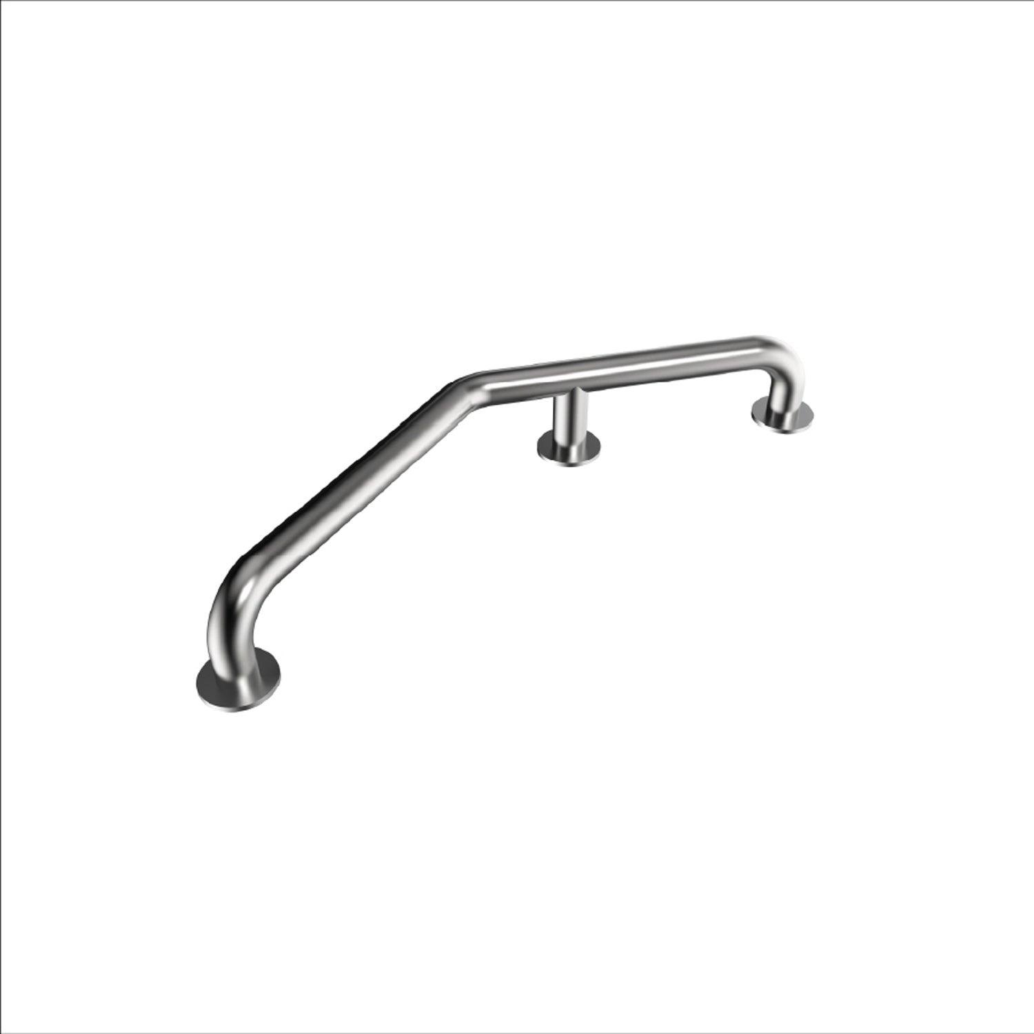 EGR15 Compact Stainless Steel Disabled Grab Bar for WC Areas