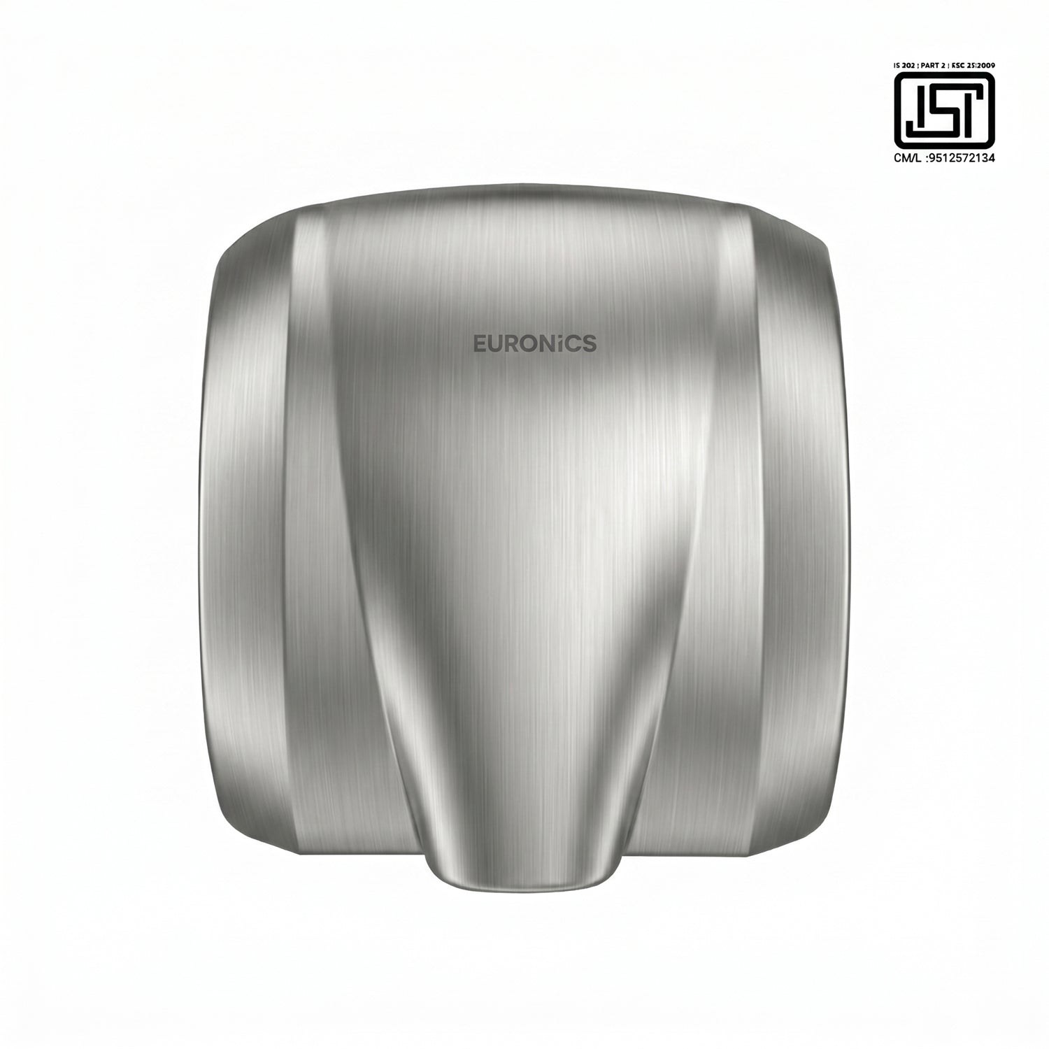 EH210N | Automatic Hand Dryer  Compact Neutral-Finish Automatic Hand Dryer for Commercial Washrooms