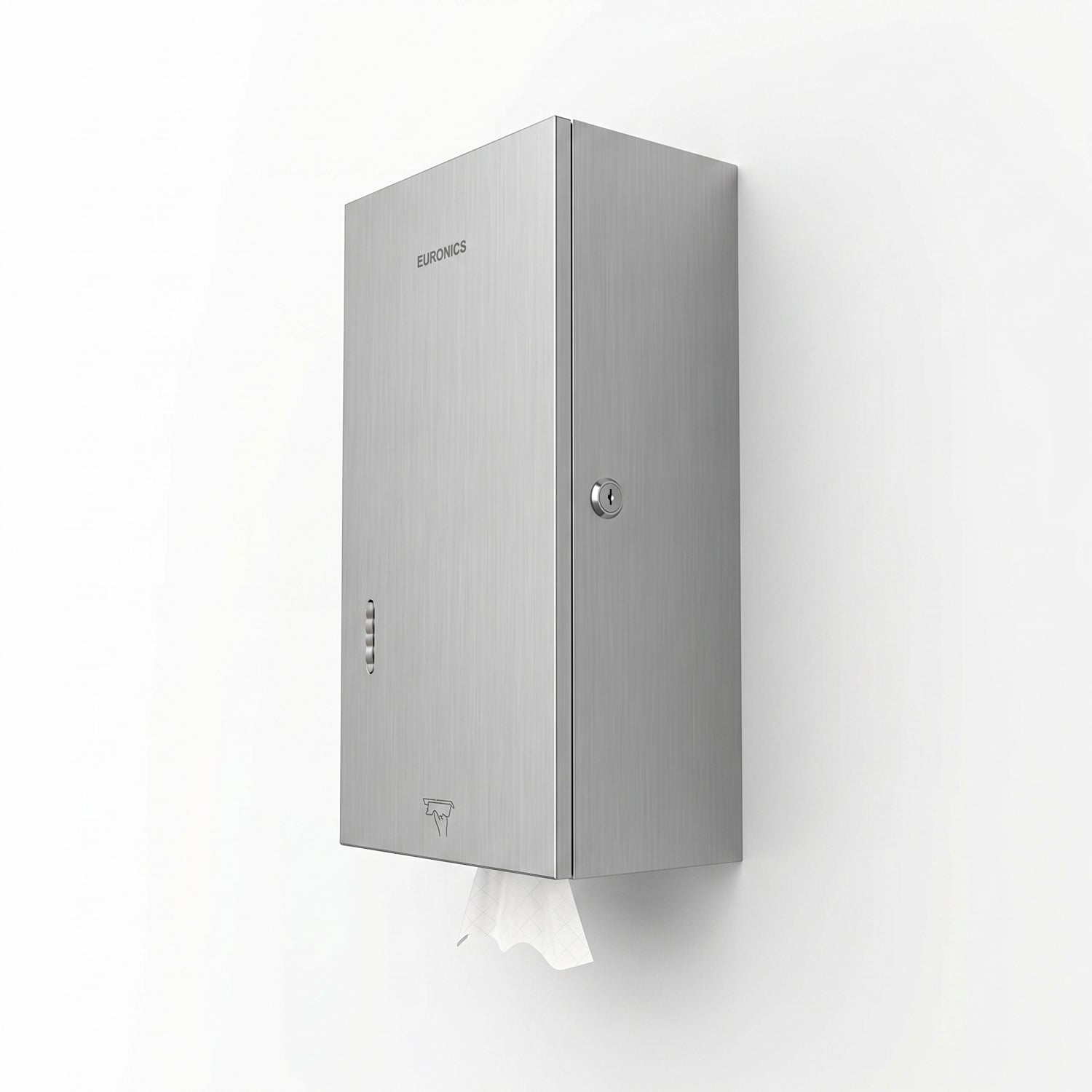 EHBT01 Stainless Steel Folded Tissue Dispenser for WC & Washroom Areas