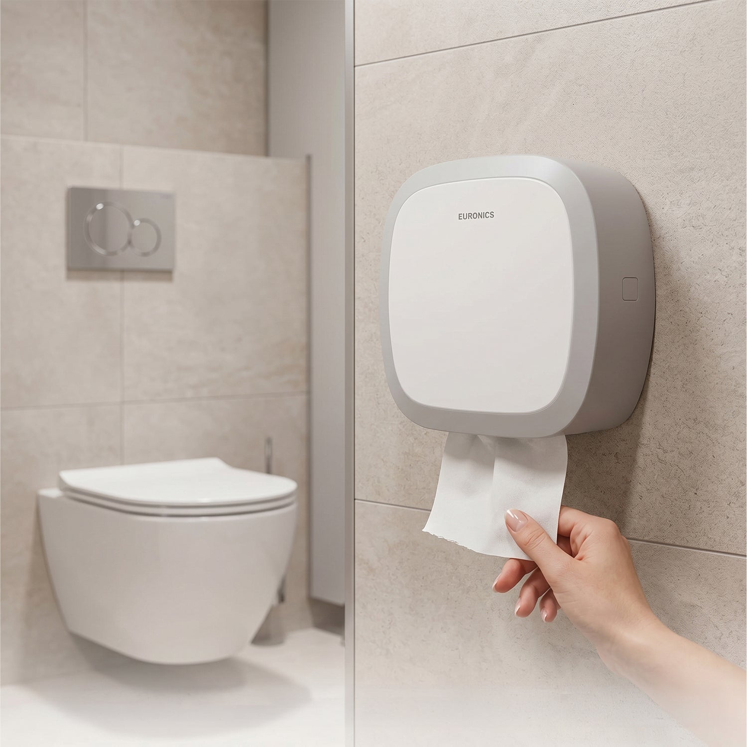 EJ24 Durable ABS Jumbo Roll Tissue Dispenser for WC Areas