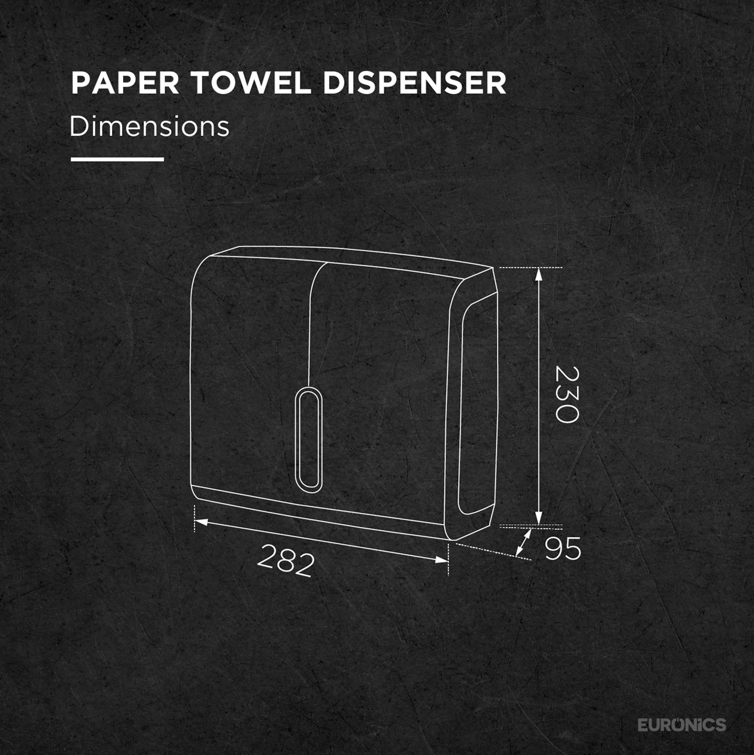 EP33 Compact ABS Paper Towel Dispenser for Washbasin Areas