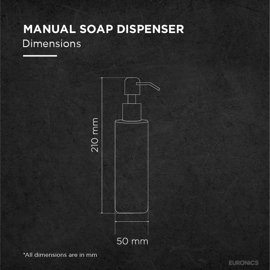 ES11 Manual Soap Dispenser - Euronics Industries