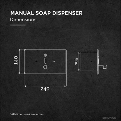 ES24R Soap Dispenser (Recessed) - Euronics Industries