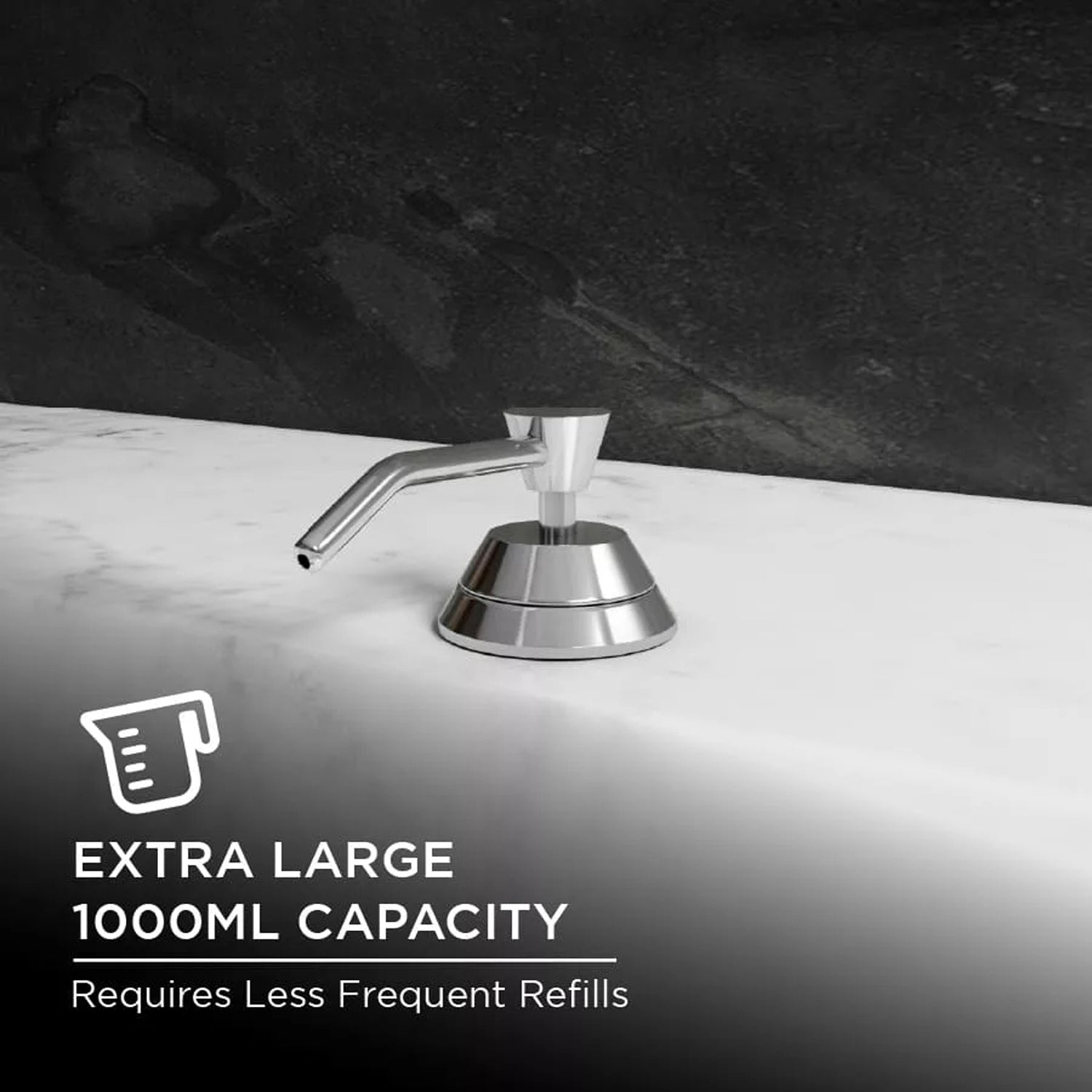 ES37 — Soap Dispenser (Under Counter) Concealed High-Capacity Soap Dispensing Solution for Commercial Washrooms