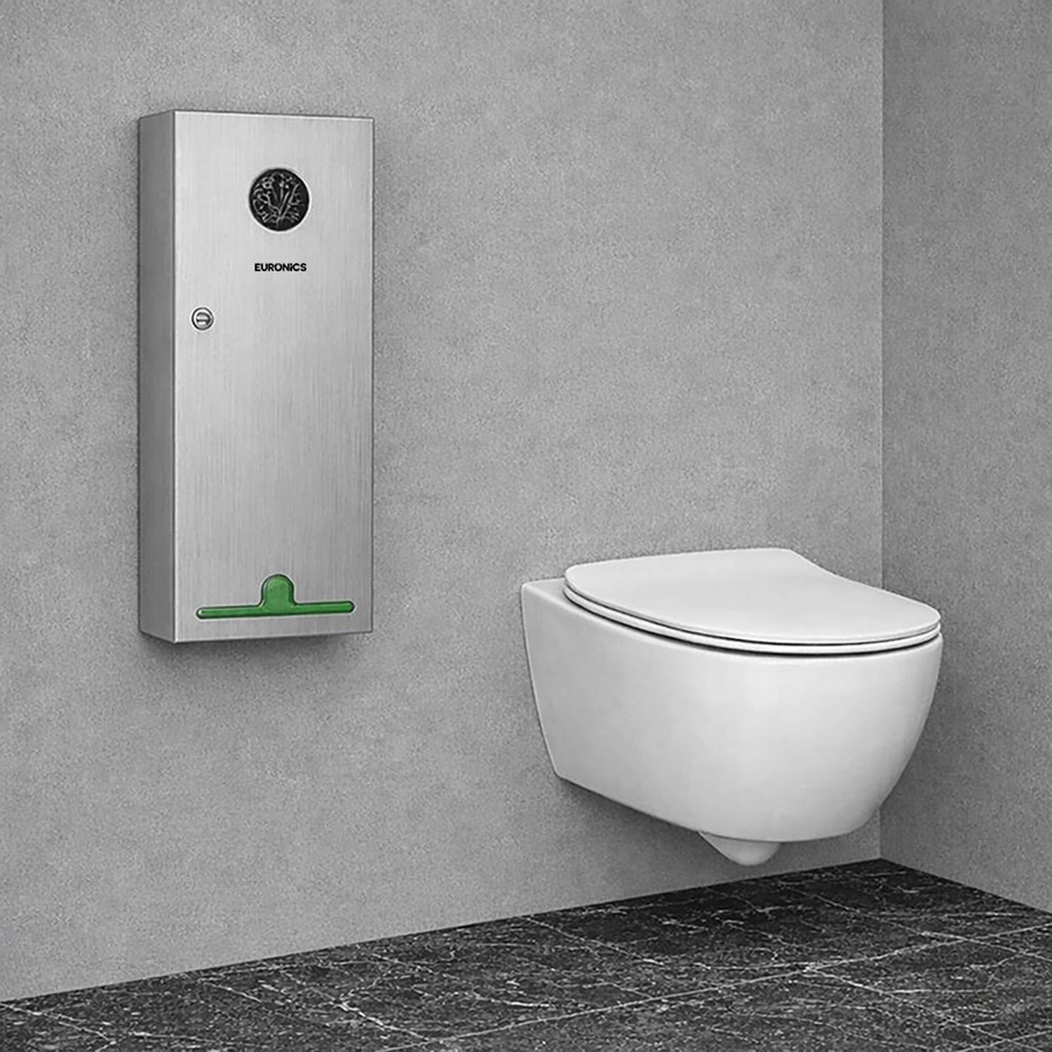 Image of ESN05 Sanitary Pad & Sanitary Pouch Dispenser Dual-Function Menstrual Hygiene Dispensing Solution for Commercial Washrooms