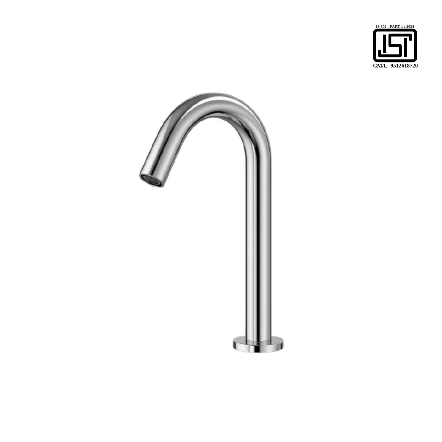 Image of ET08VSBE Curve-Neck Automatic Sensor Faucet with Dual Power