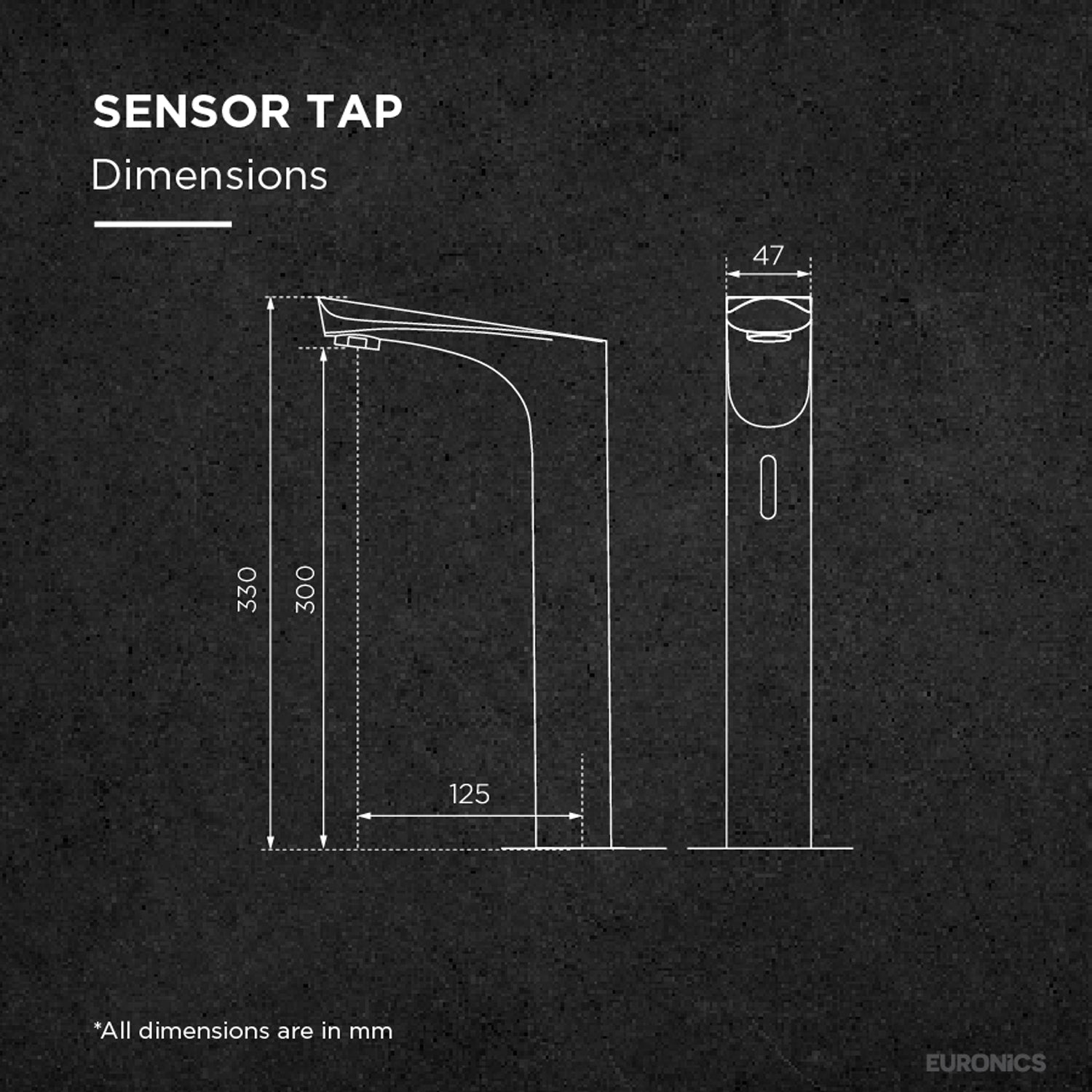 Image of ET14LBE Extended-Reach Automatic Sensor Faucet with Dual Power