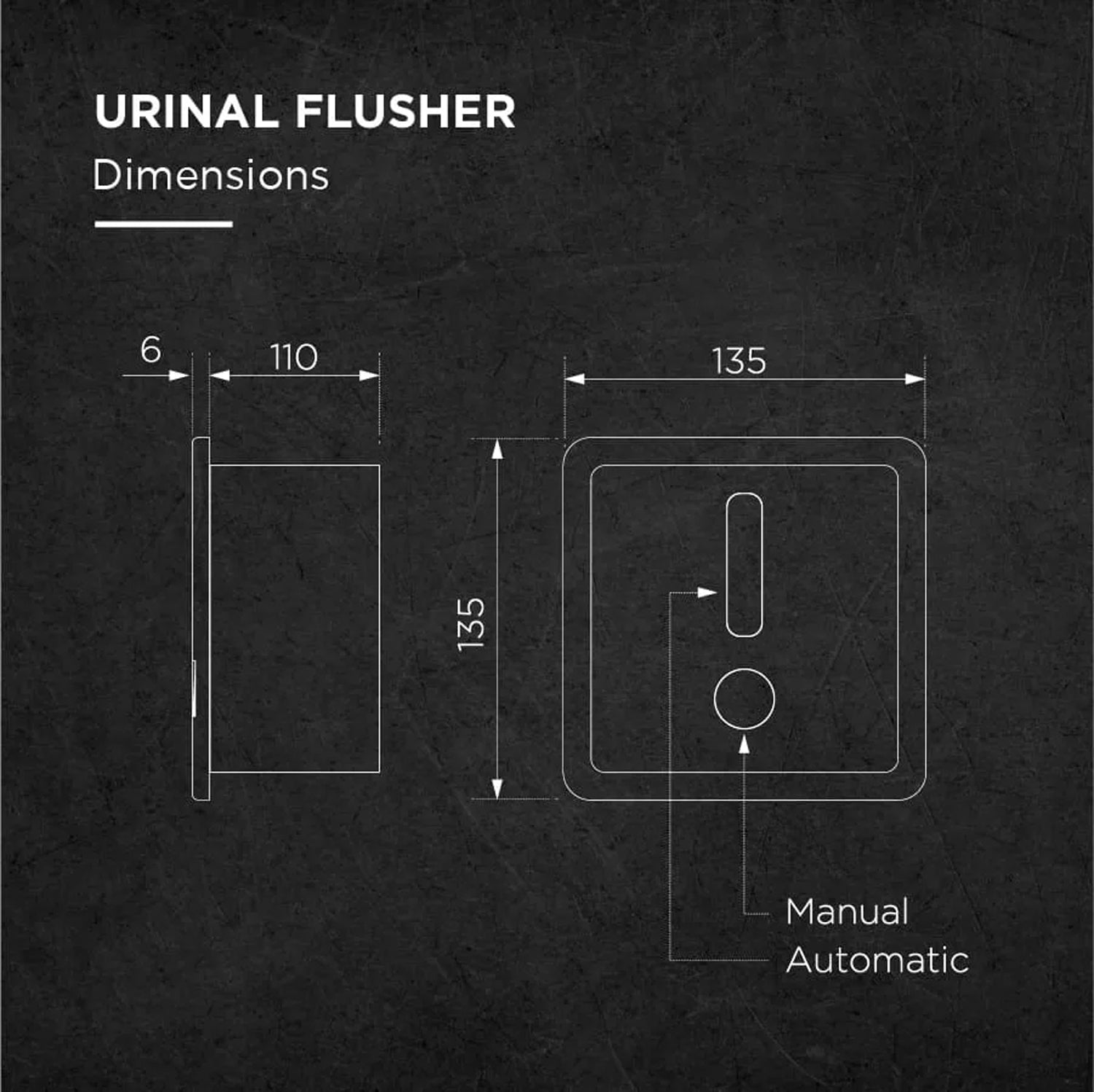 EW01(2 Bar) Auto Flush Valve with Infra-Red Sensor