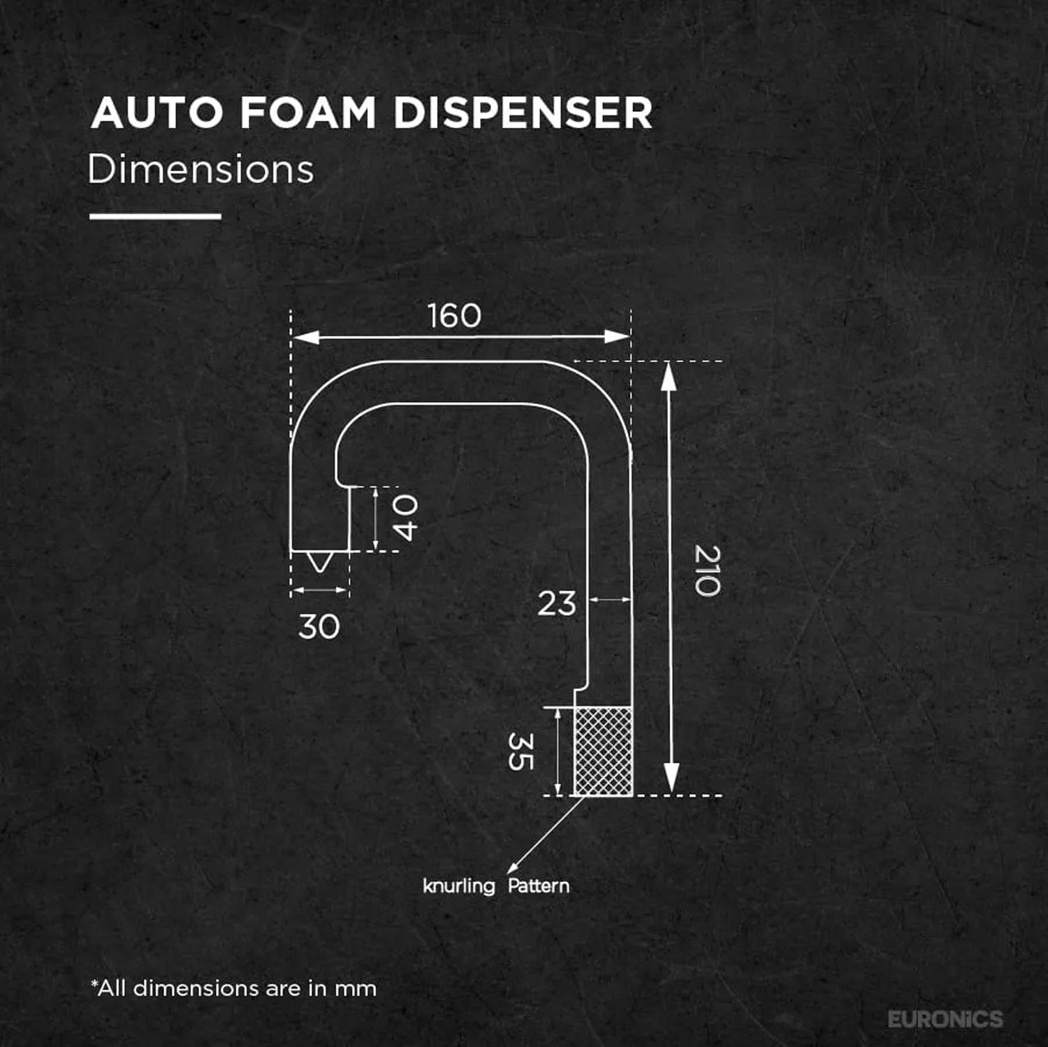 Image of FKSD18 — Auto Foam Soap Dispenser High-Capacity Touch-Free Foam Soap Dispenser for Commercial Wash Areas