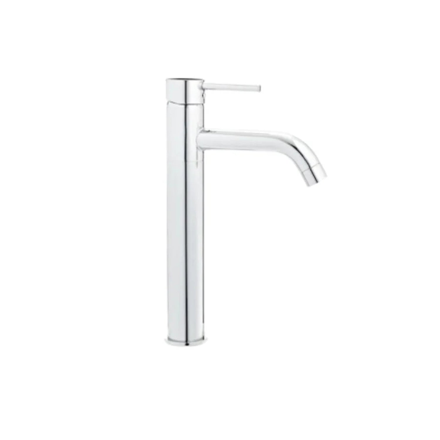 Single Lever Tall Body Basin Mixer without Pop-Up Waste with Braided Hoses - eur-FLO-3021A