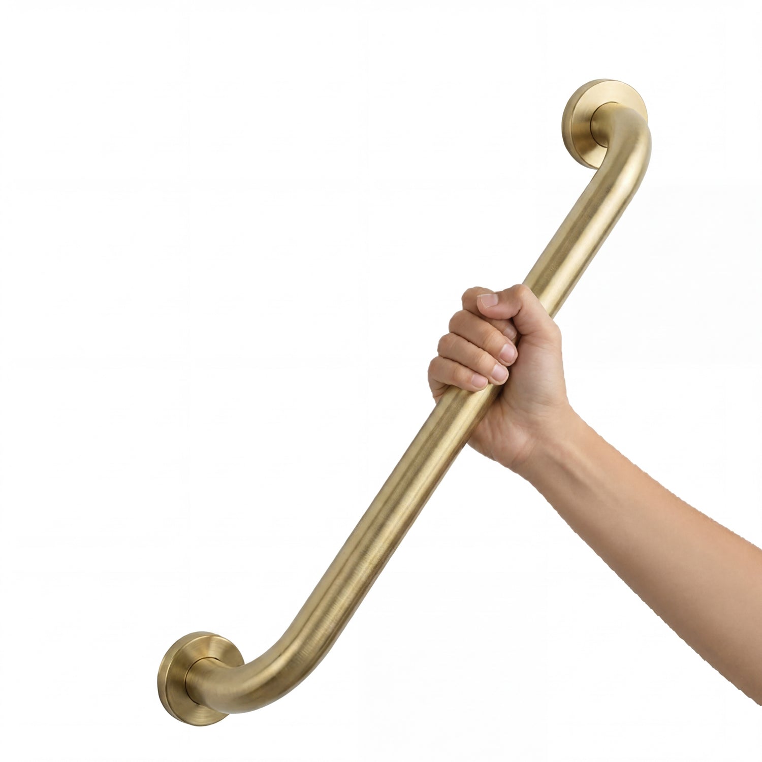 Image of Straight Stainless Steel Disabled Grab Bar for WC Areas - eur-GEGR01