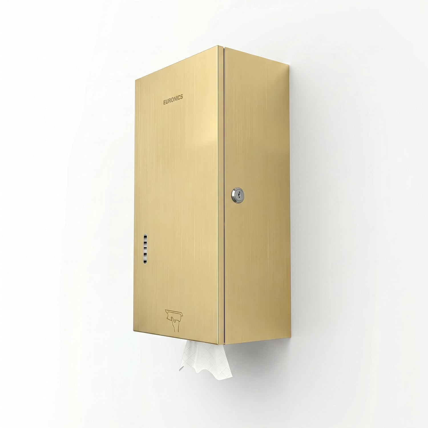 EHBT01 Stainless Steel Folded Tissue Dispenser for WC & Washroom Areas