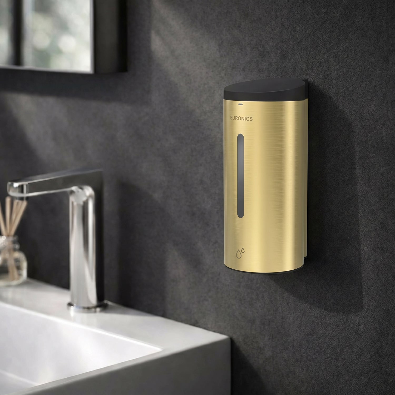 Image of ES80A — Auto Soap Dispenser Touch-Free Soap Dispenser for Commercial & Public Washrooms
