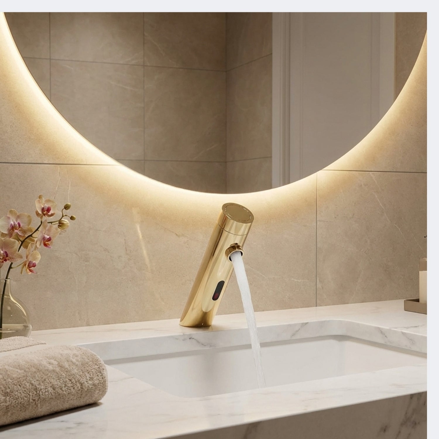 Image of ET15E Automatic Sensor Faucet with Chrome Finish