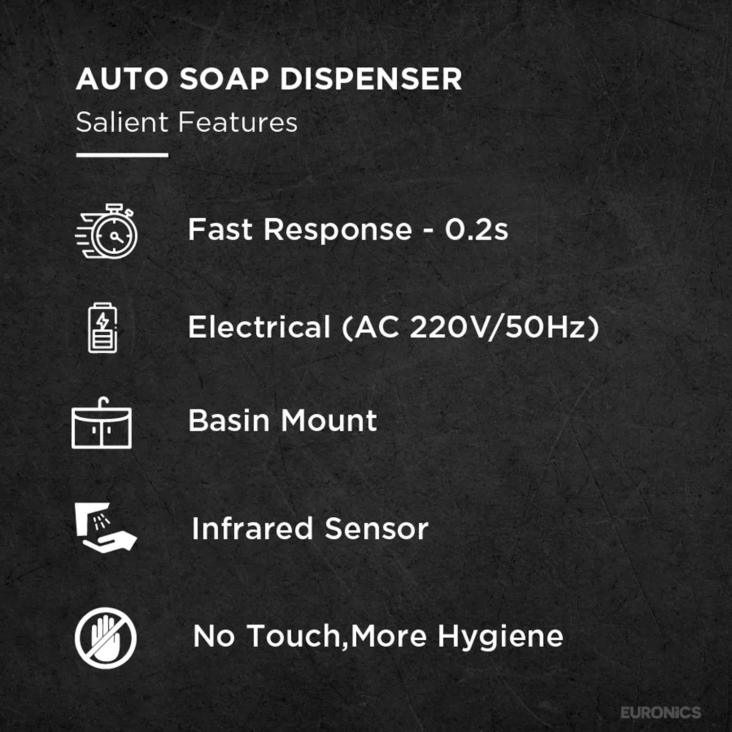 Image of KSD15 — Auto Soap Dispenser Touch-Free Auto Soap Dispenser for Commercial & Public Wash Areas
