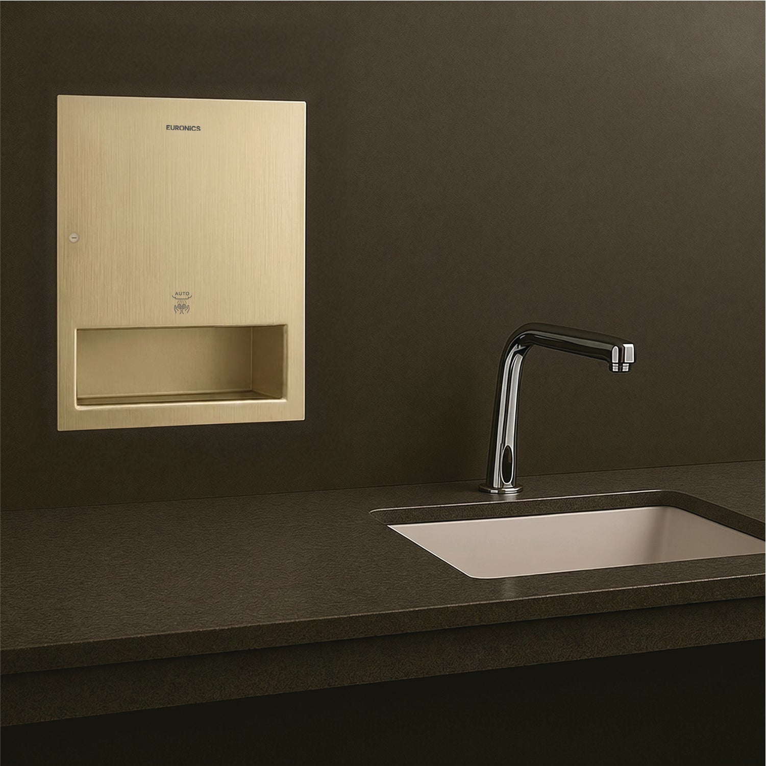 Image of RHD2 | Recessed Automatic Hand Dryer/ Compact Built-In Automatic Hand Dryer for Space-Efficient Commercial Washrooms