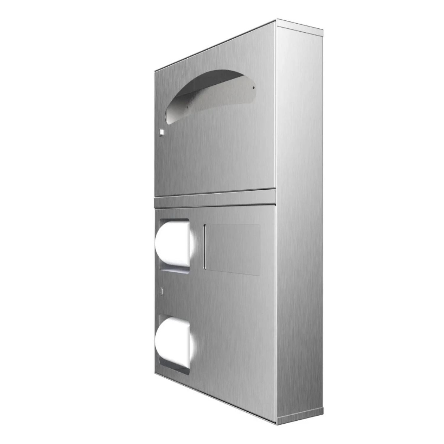 HUBIX — Surface Mounted Toilet Tissue / Seat Cover Dispenser / Waste Disposal Unit
