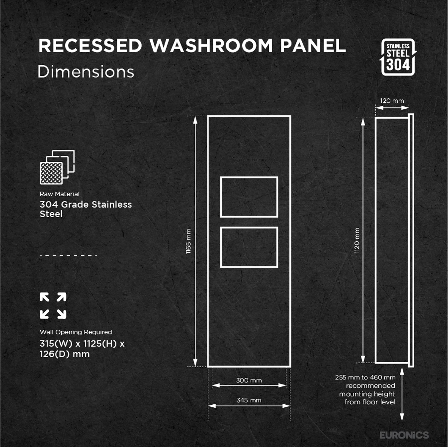 Image of KHDW5 — Hand Dryer + Waste Receptacle