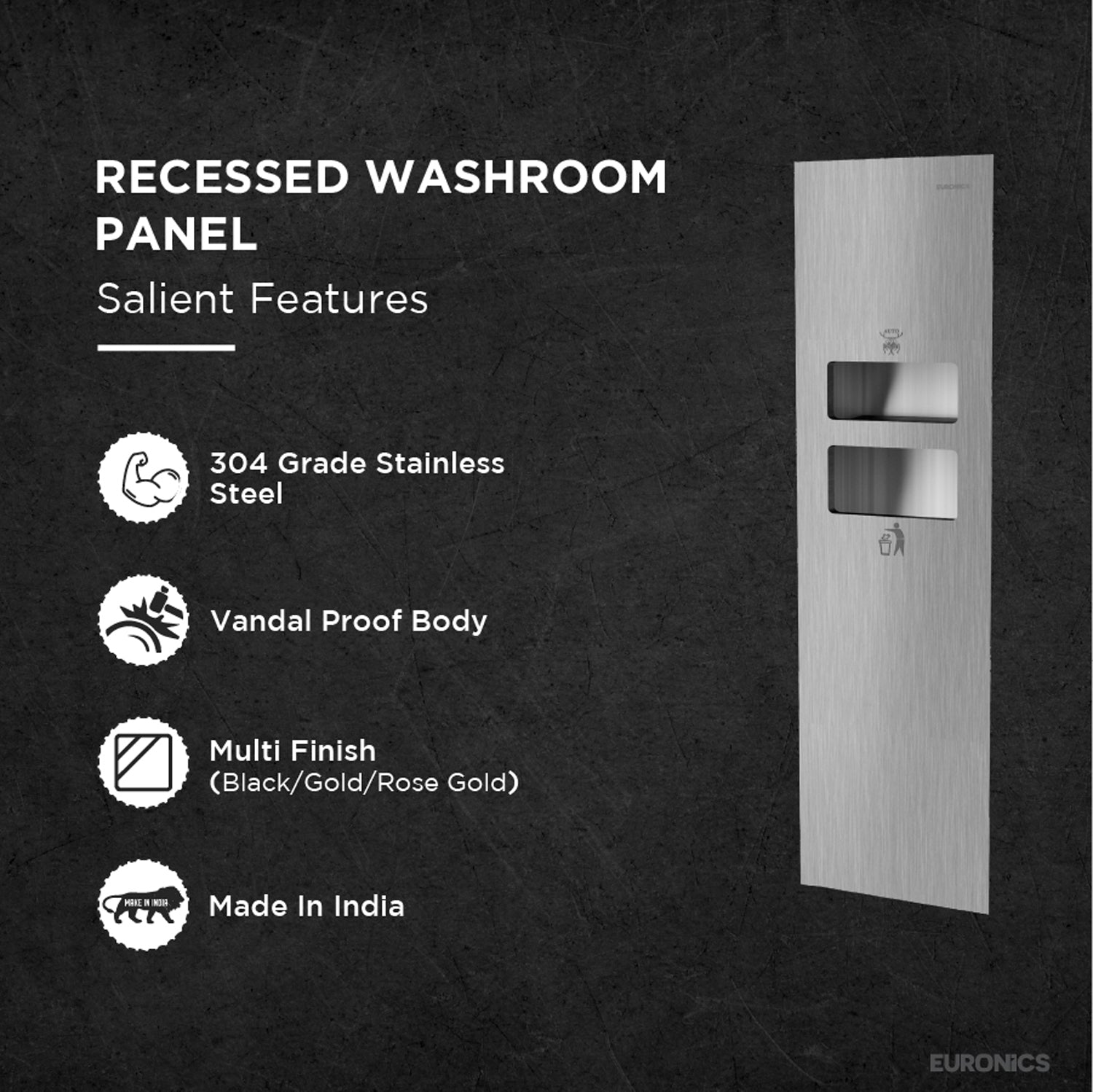 Image of KHDW5 — Hand Dryer + Waste Receptacle