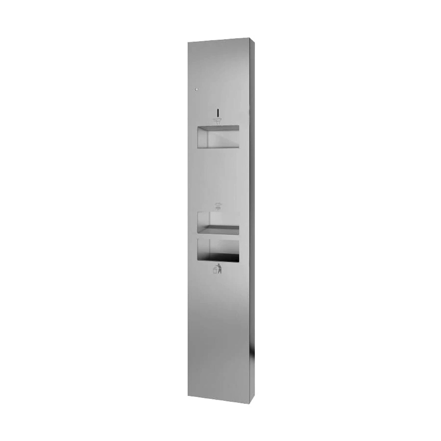 Image of KMR2NE — All-in-One Washroom Panel

Hand Dryer + Tissue Dispenser + Waste Receptacle (Surface Mounted)