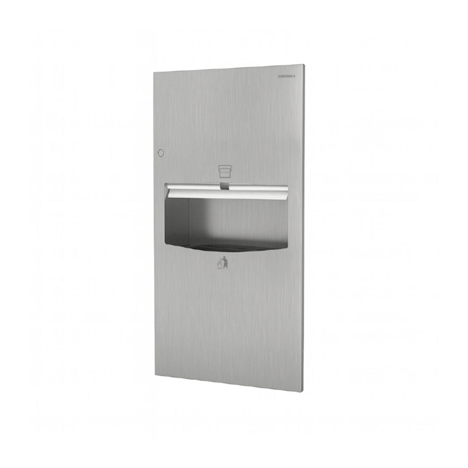KPD3S — Tissue Dispenser + Waste Receptacle (Mini) Compact Recessed Paper Towel & Waste Management Unit for Premium Washrooms