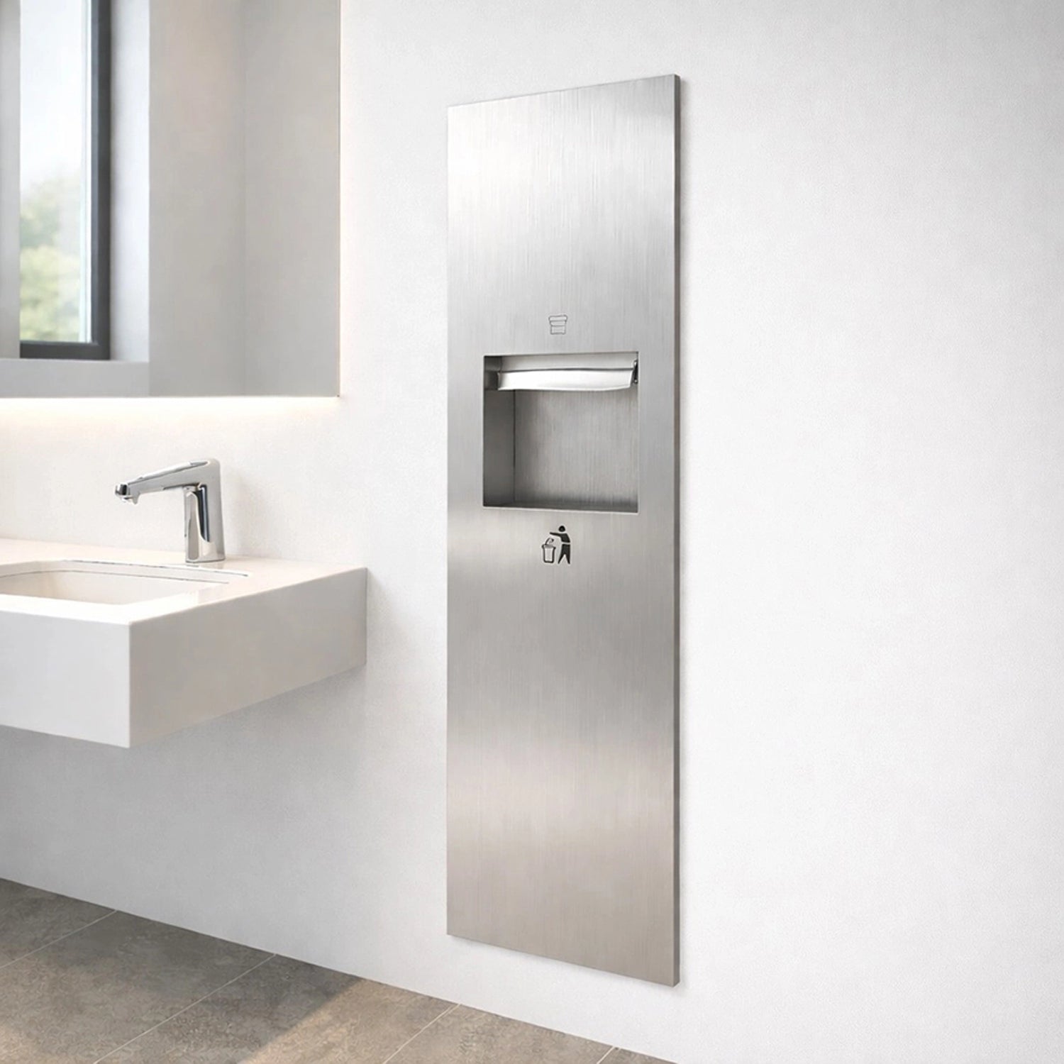 Image of KPDN — Tissue Dispenser + Waste Receptacle - eur-GKPDN