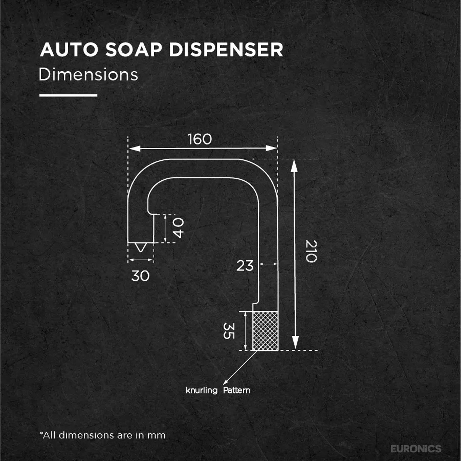 KSD18 — Auto Soap Dispenser Touch-Free Auto Soap Dispenser for Commercial & Institutional Wash Areas