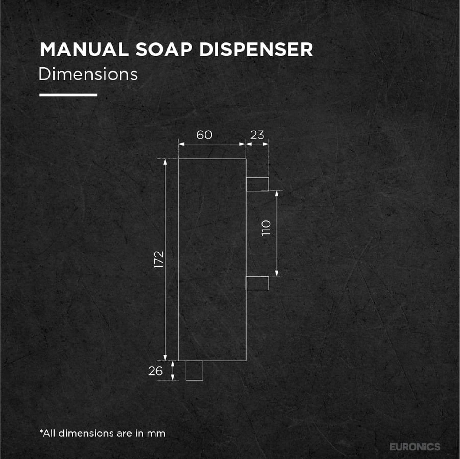 KSD1 — Soap Dispenser Durable & Hygienic Soap Dispenser for Commercial Washrooms