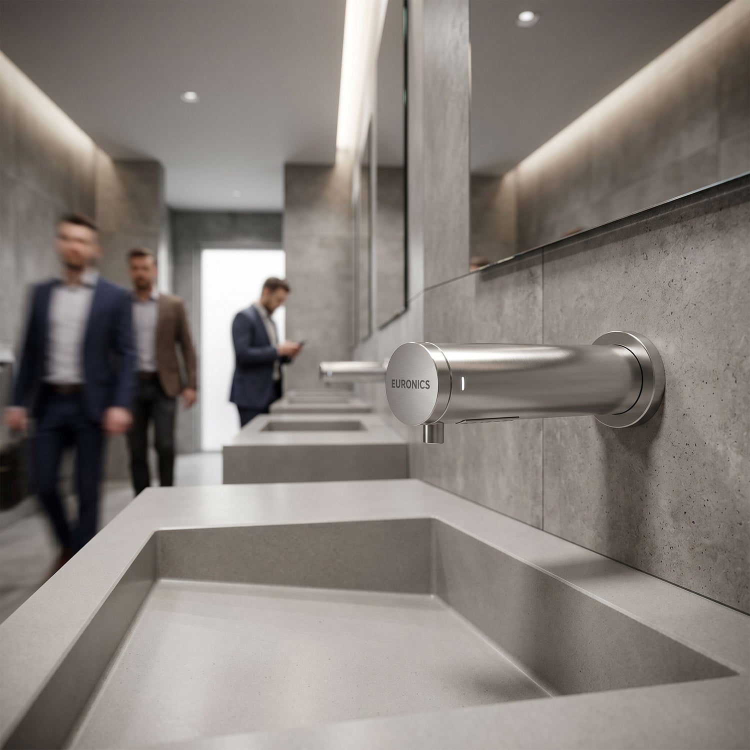 Image of KSD4W — Auto Soap Dispenser Touch-Free White Auto Soap Dispenser for Commercial & Public Wash Areas