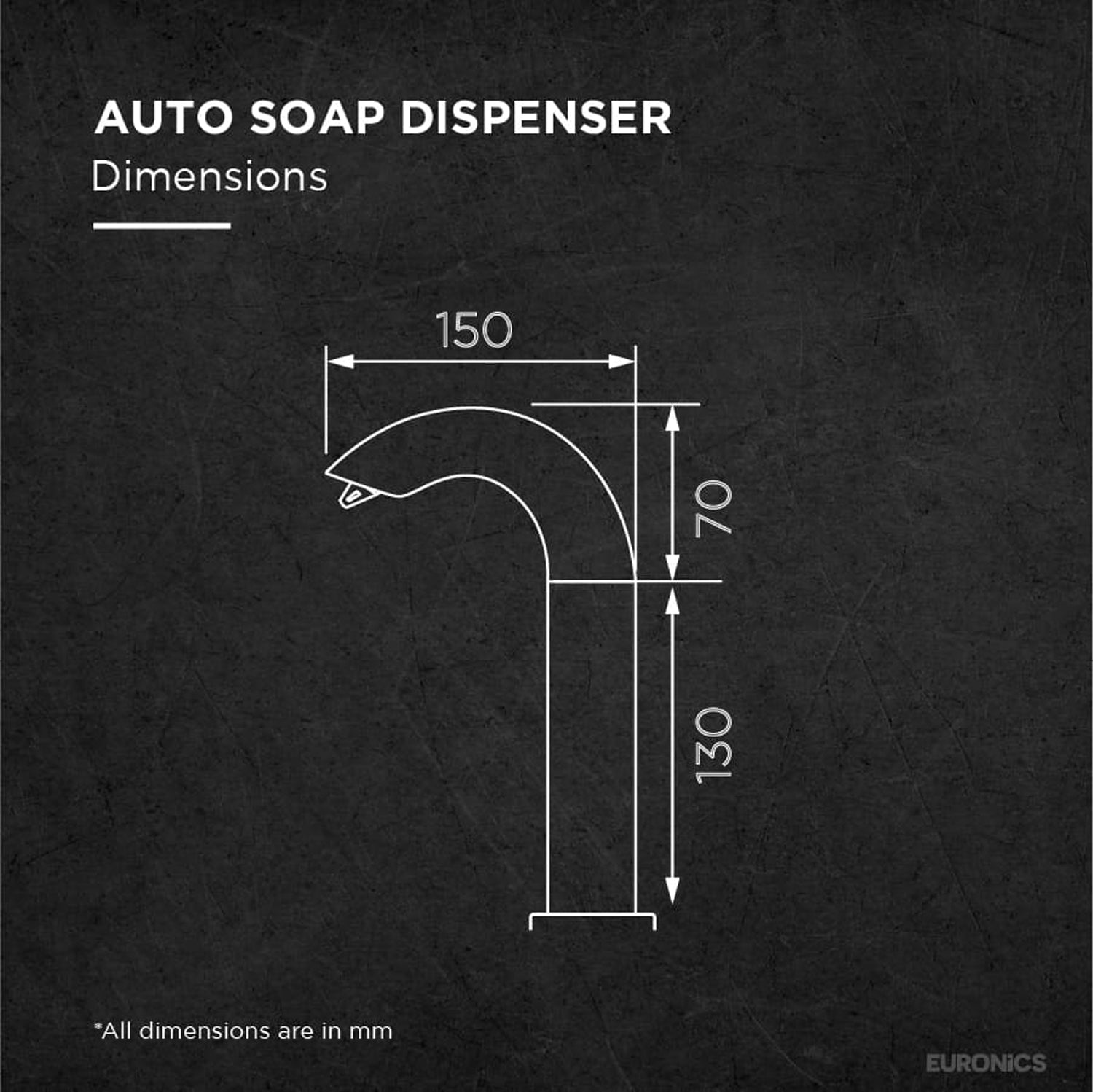 Image of KSD8L — Auto Soap Dispenser High-Capacity Touch-Free Auto Soap Dispenser for Commercial Wash Areas