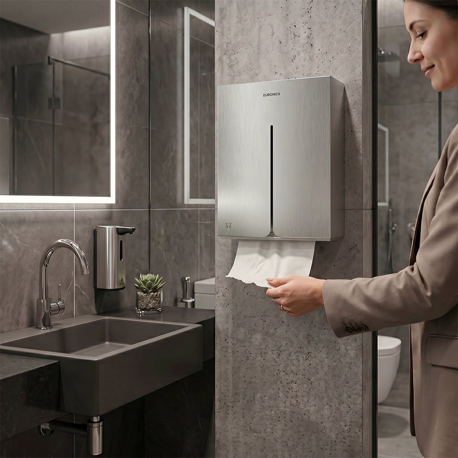 Image of Linea P1 — Paper Towel Dispenser

Mid-Capacity Stainless Steel Paper Towel Dispenser for Efficient Commercial Washrooms